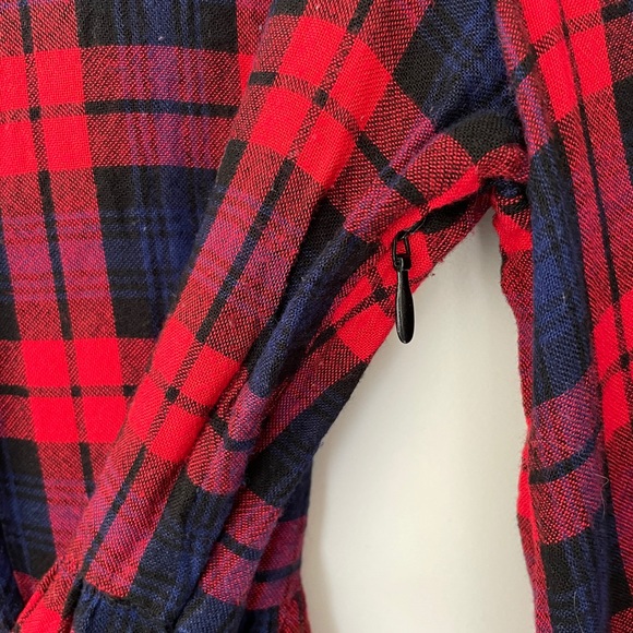F21 Plaid Ruffle Dress - Picture 4 of 5